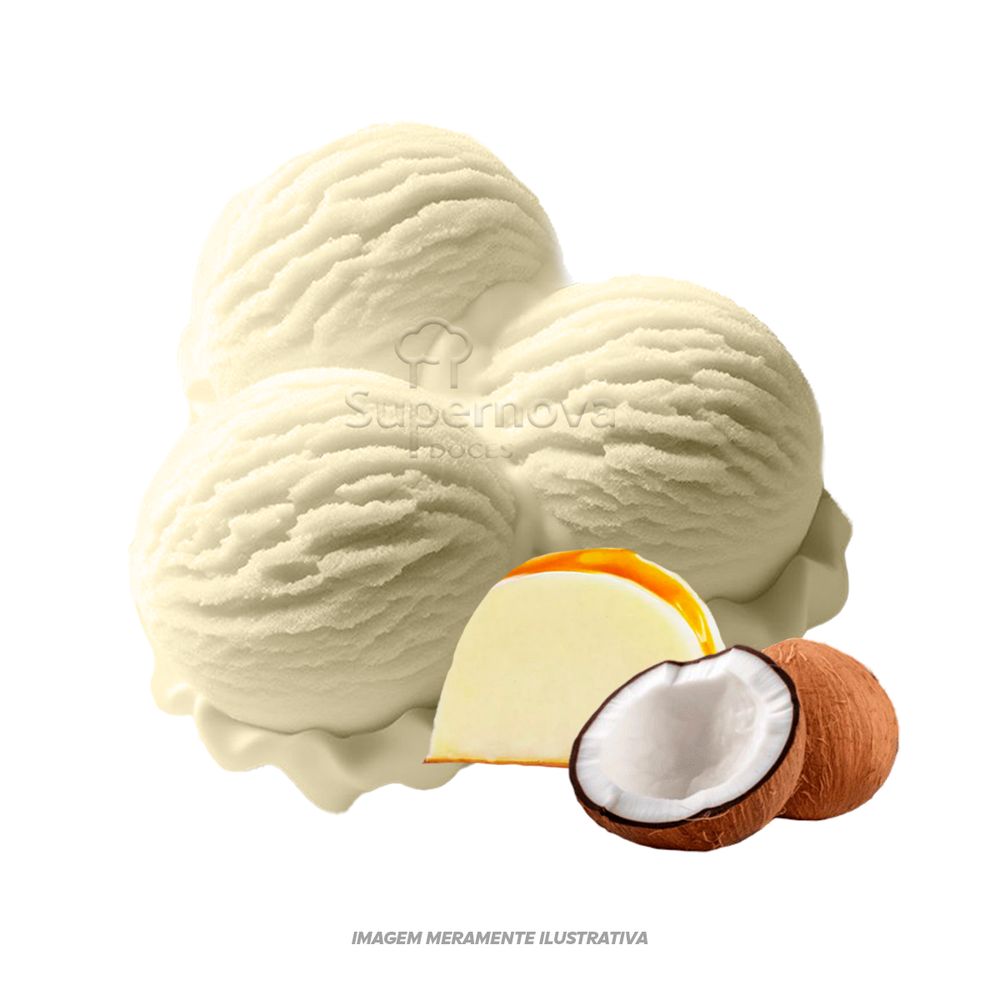 Po para Gelados Comestiveis Du Porto Sabor Manjar Coco 1kg-2-